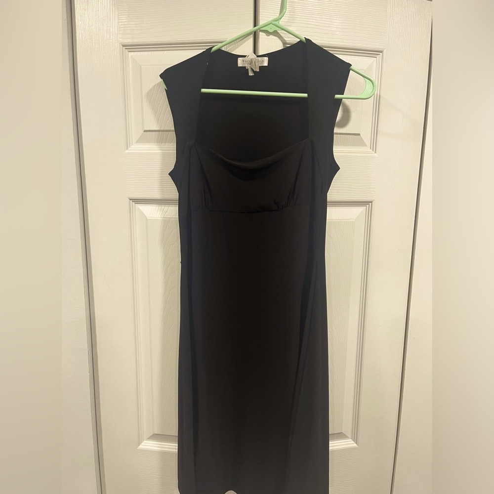 White House Black Market medium black sheath dress